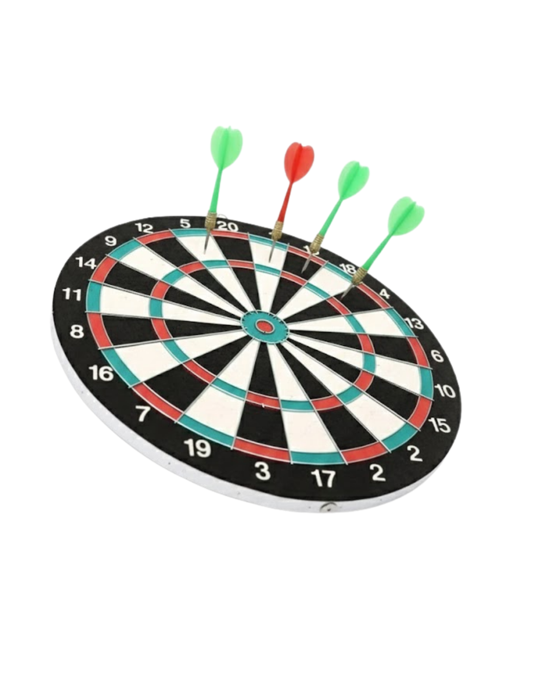17 İnç Dart Tahtası 4 Metal Dart Oku