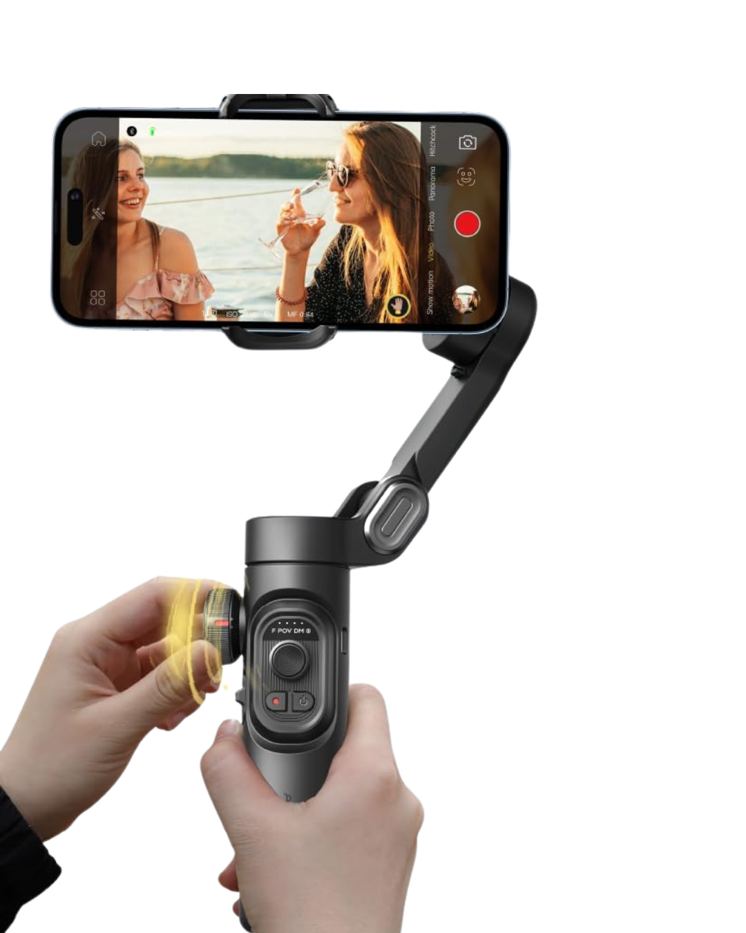 Profesyonel Telefon Gimbal Stabilizer 3 Axis Video Sabitleyici Vlog Tripod