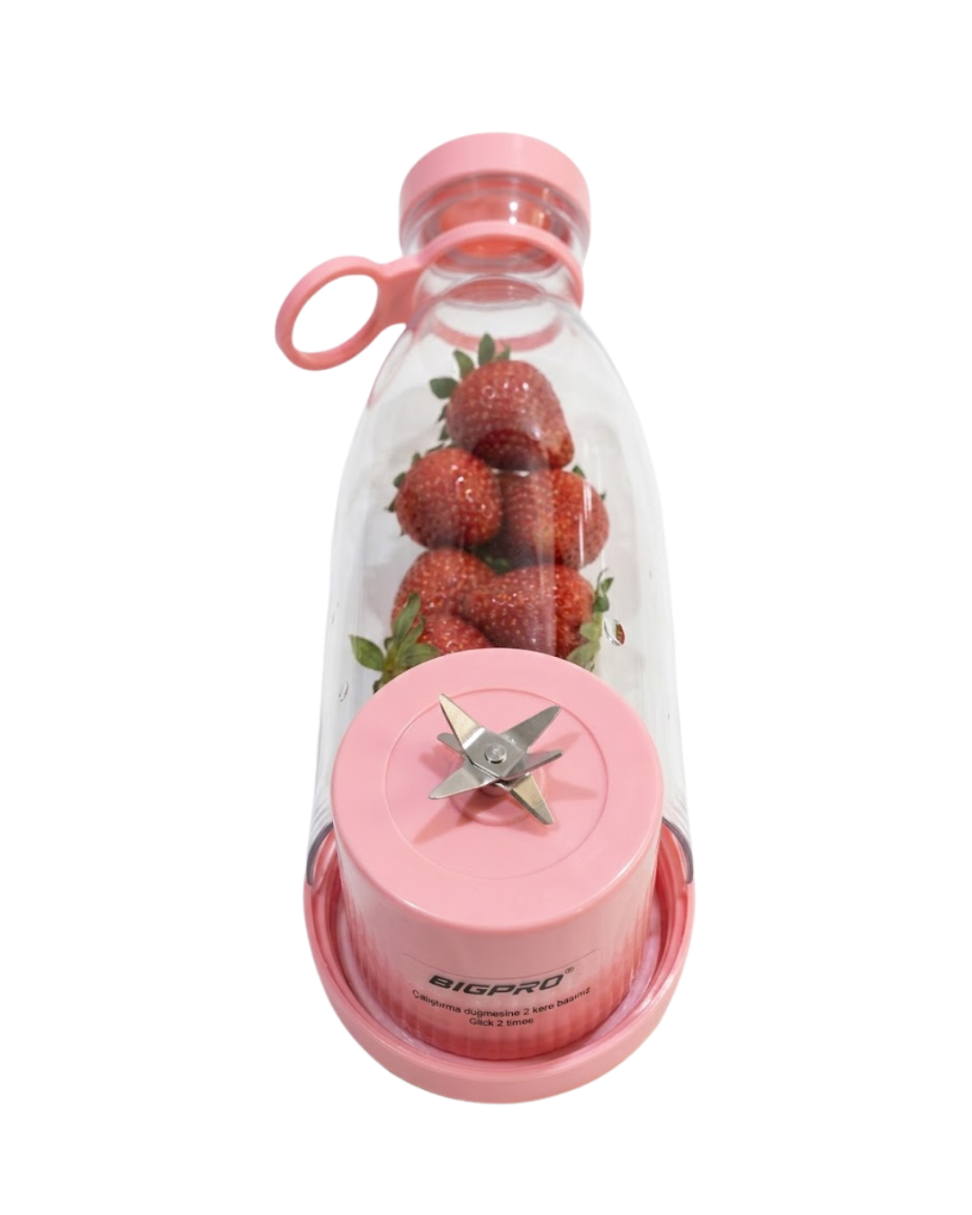 Kablosuz Taşınabilir Blender Smoothie Milkshake Hazırlama Tek Tuş Kullanım