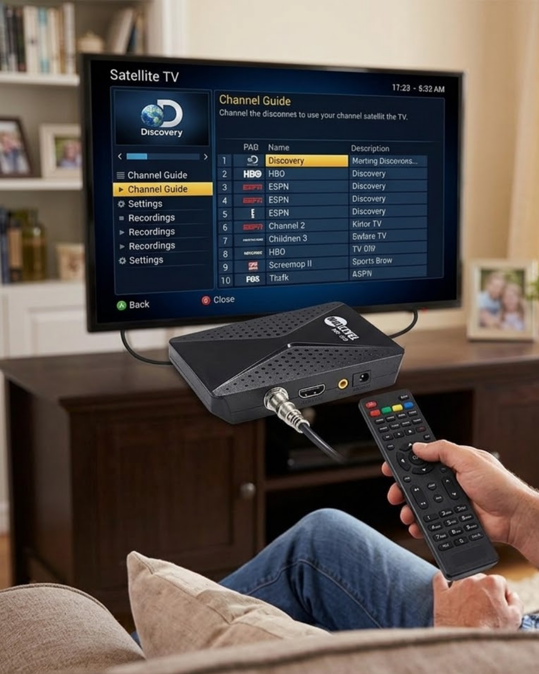 Gelişmiş Özellikli Uydu Alıcısı HDMI  USB WiFi Destekli