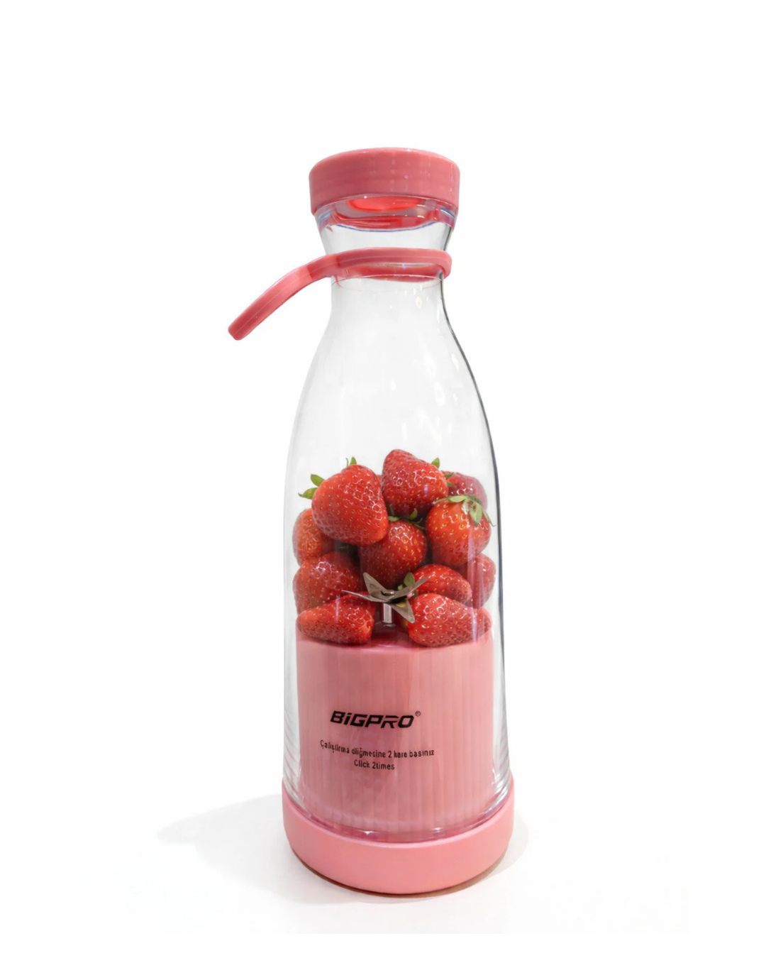 Kablosuz Taşınabilir Blender Smoothie Milkshake Hazırlama Tek Tuş Kullanım