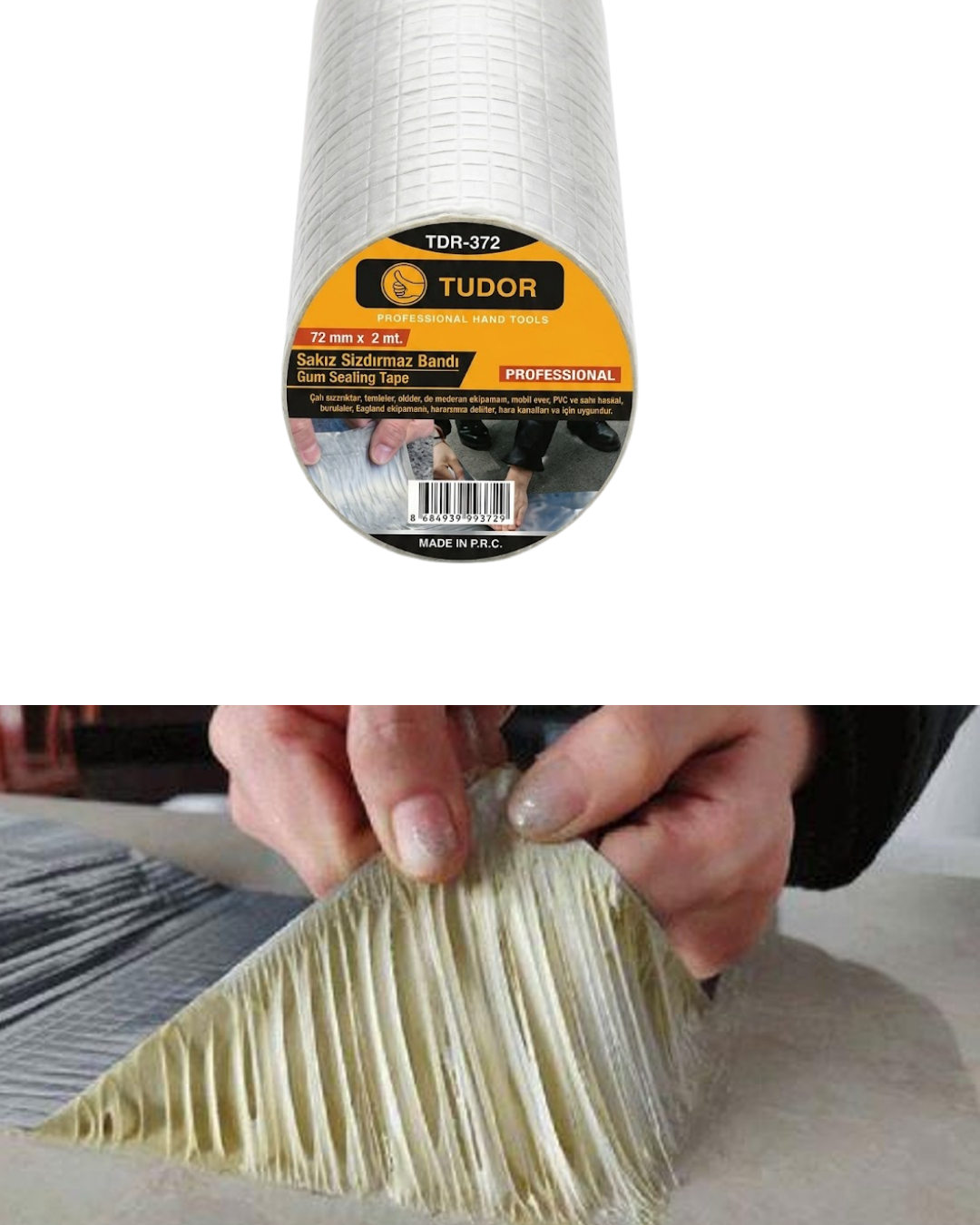 3 Lü Set Güçlü Yapışkanlı Su Yalıtım Bandı 72 MM 2 Metre