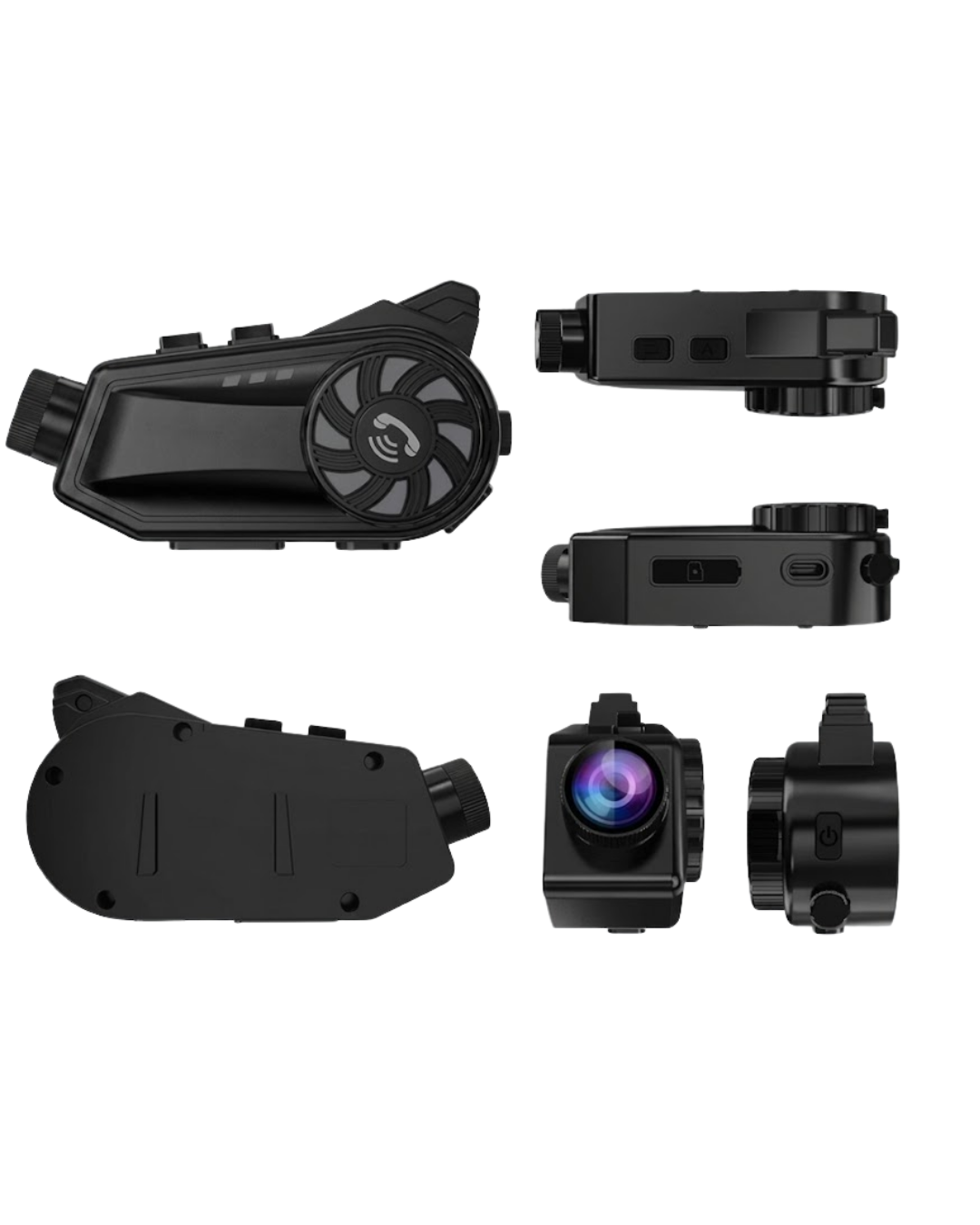 Motosiklet Kamera Seti Geniş Açılı Lens ve Mobil Uygulama Destekli