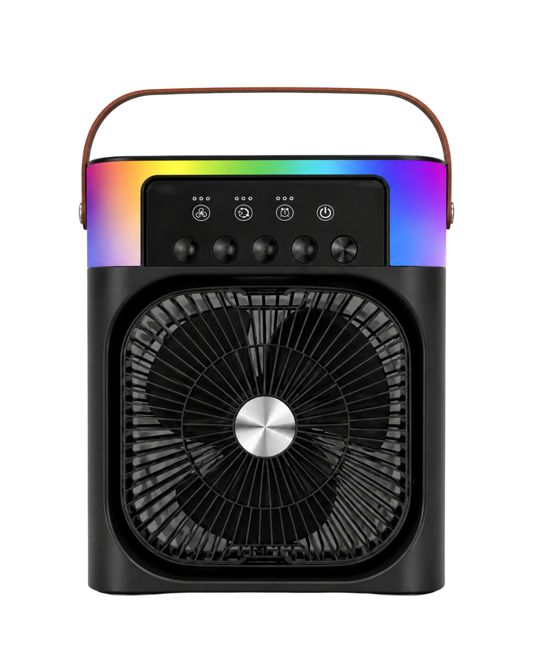 Taşınabilir Sprey Fan RGB Işıklı Mini Klima Soğutucu Nemlendirici USB Şarjlı