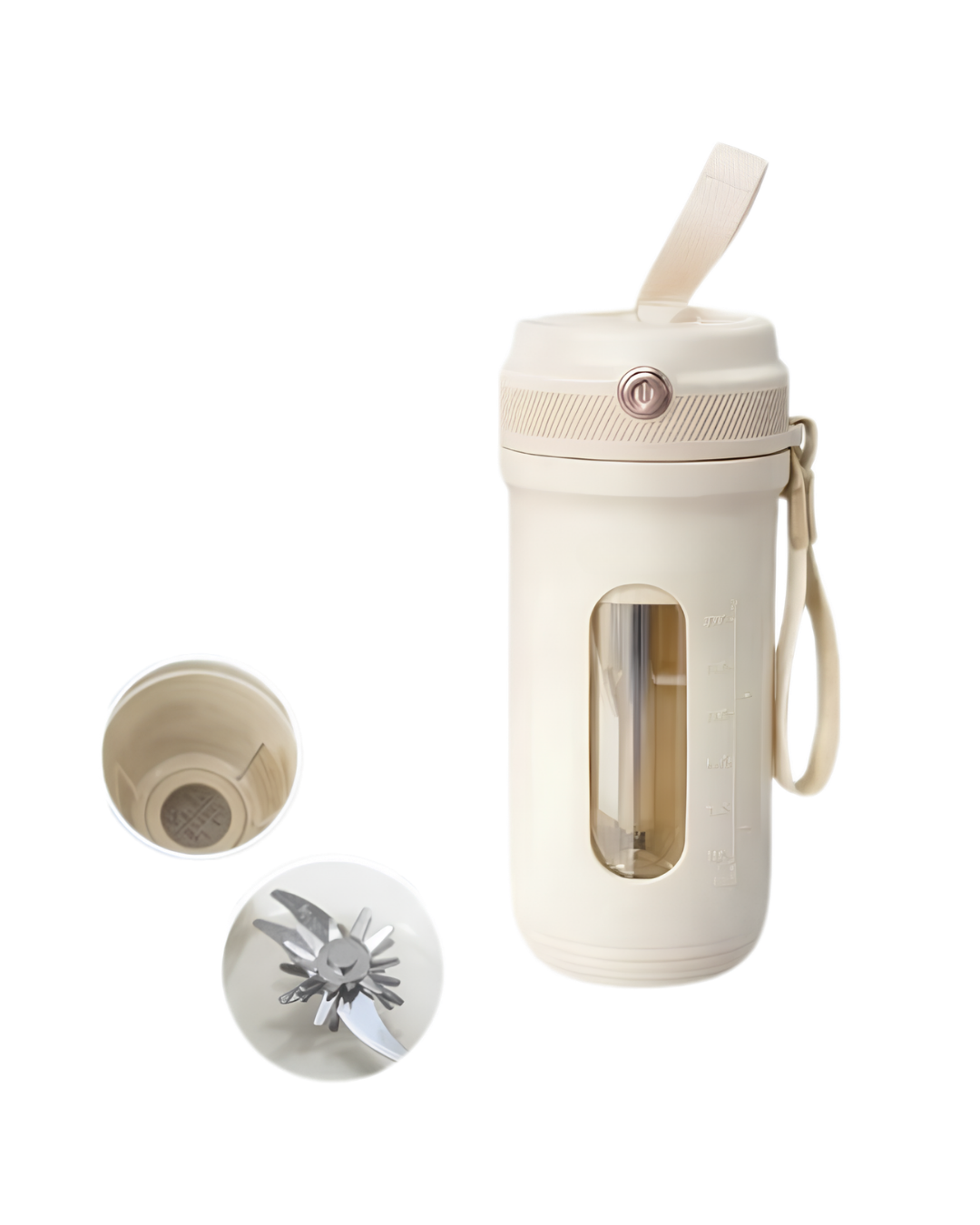 Spor ve Seyahat İçin Taşınabilir Smoothie Blender USB Şarj Destekli