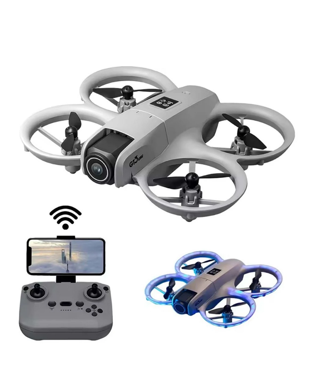 Kameralı Drone Headless Mod ve Engel Algılama Özellikli
