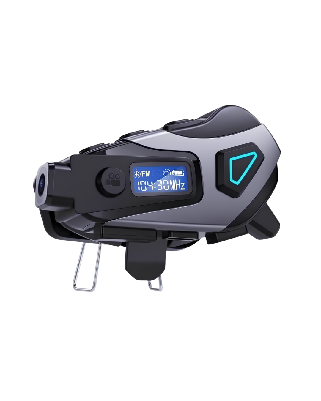 Kask İçi Kablosuz Kulaklık Kamera Fonksiyonlu IPX8 Su Geçirmez ve LED Ekranlı