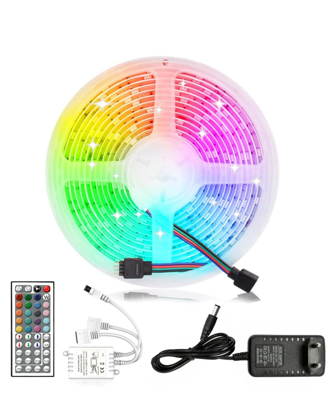 5 Metre RGB LED Şerit Kumandalı 5050 Renk Değiştiren LED Strip