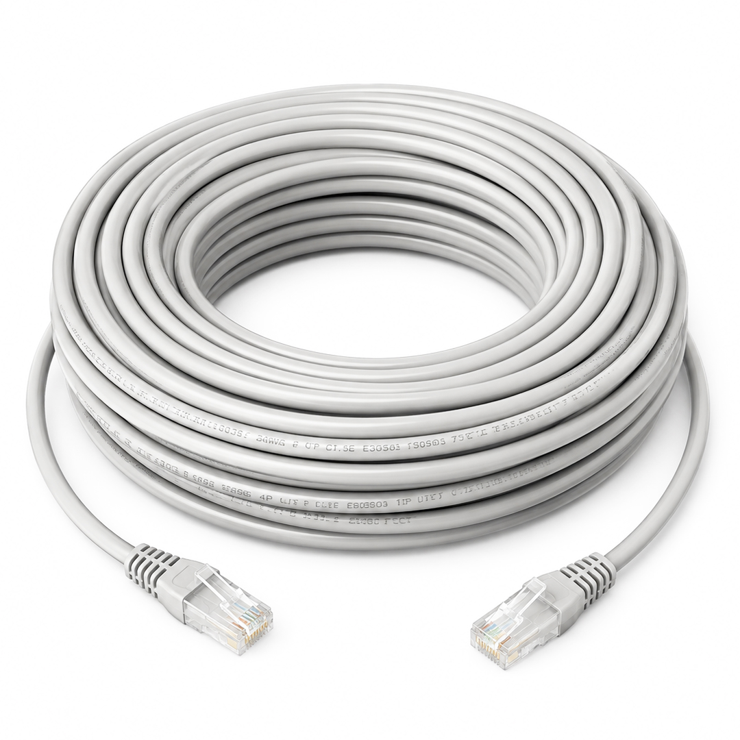 POWERMASTER PM-11162 POŞETLİ 40 METRE BEYAZCAT5 KABLO