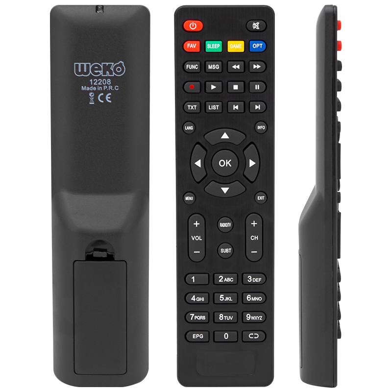 TURN KR TELEDÜNYA 9600 HD*HD-8900*NETA*KABLO TV UYDU KUMANDASI (12208=33267) (40068=12208)