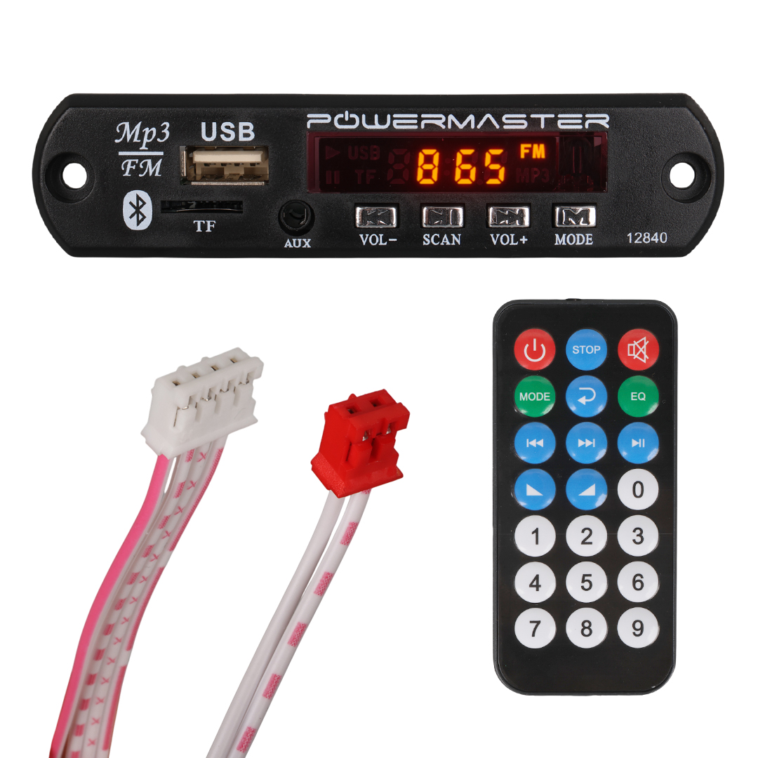 MAGICVOICE M515 OTO TEYP USB/SD/MIC/BLUETOOTH KUMANDALI MİKROFONLU OTO TEYP ÇEVİRİCİ DİJİTAL PLAYER BOARD (12V-500MA)