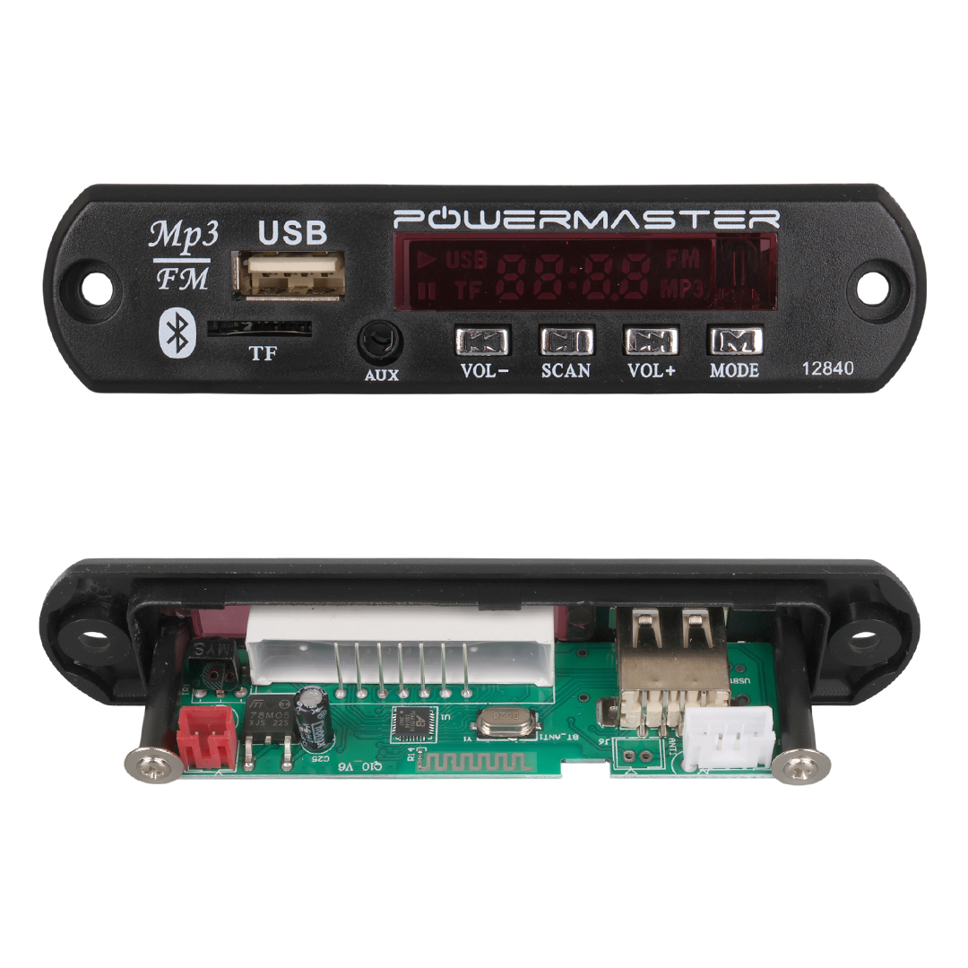 MAGICVOICE M515 OTO TEYP USB/SD/MIC/BLUETOOTH KUMANDALI MİKROFONLU OTO TEYP ÇEVİRİCİ DİJİTAL PLAYER BOARD (12V-500MA)