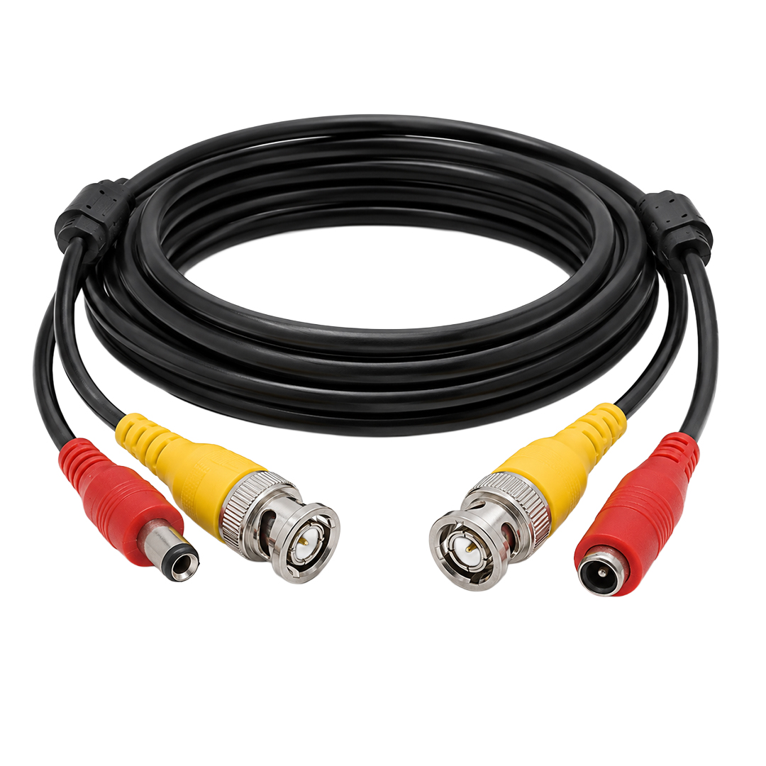 POWERMASTER 15 METRE DİŞİ-ERKEK JACKLI POWER KABLO + BNC-BNC KABLO