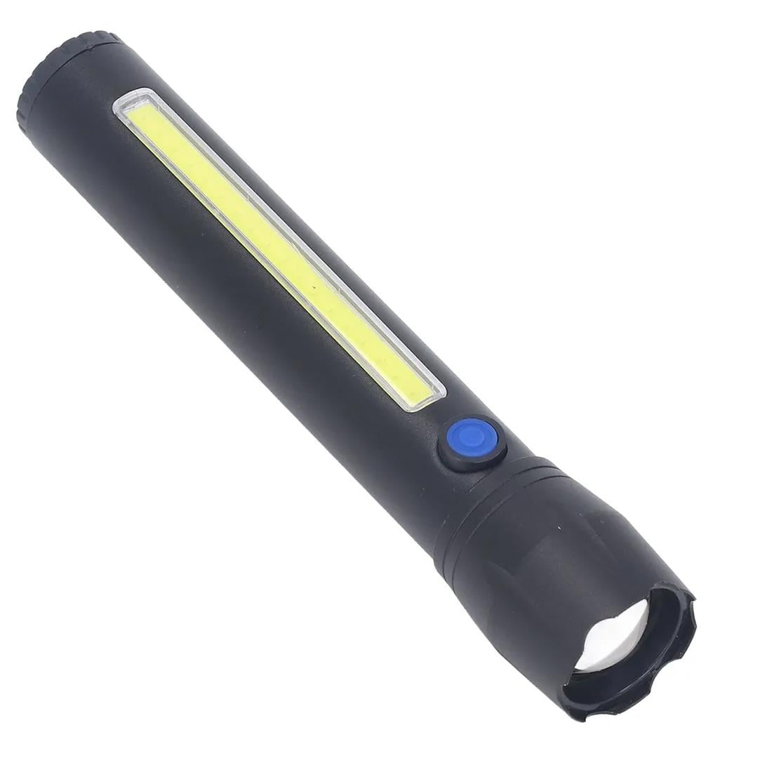 POWERMASTER PM-14621 METAL FLASHLIGHT COB POWER LEDLİ ŞARJLI EL FENERİ