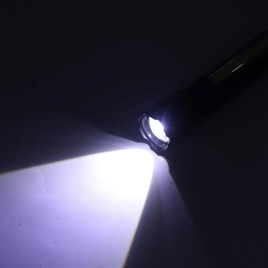 POWERMASTER PM-14621 METAL FLASHLIGHT COB POWER LEDLİ ŞARJLI EL FENERİ