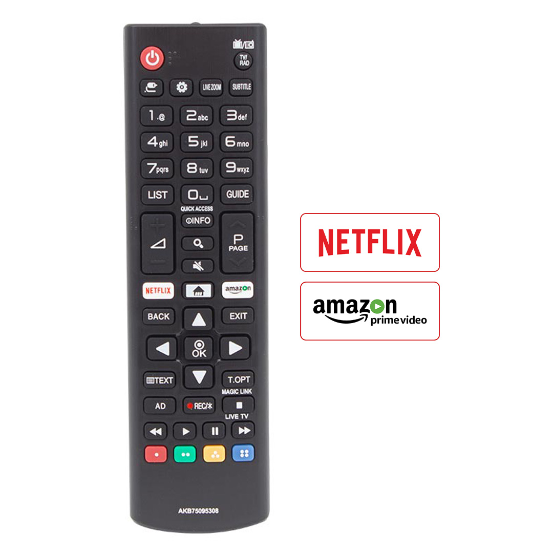 WEKO KL LG NETFLIX-AMAZON TUŞLU LCD LED TV KUMANDA (AKB75095308CAS65BN708) (40168=16961)
