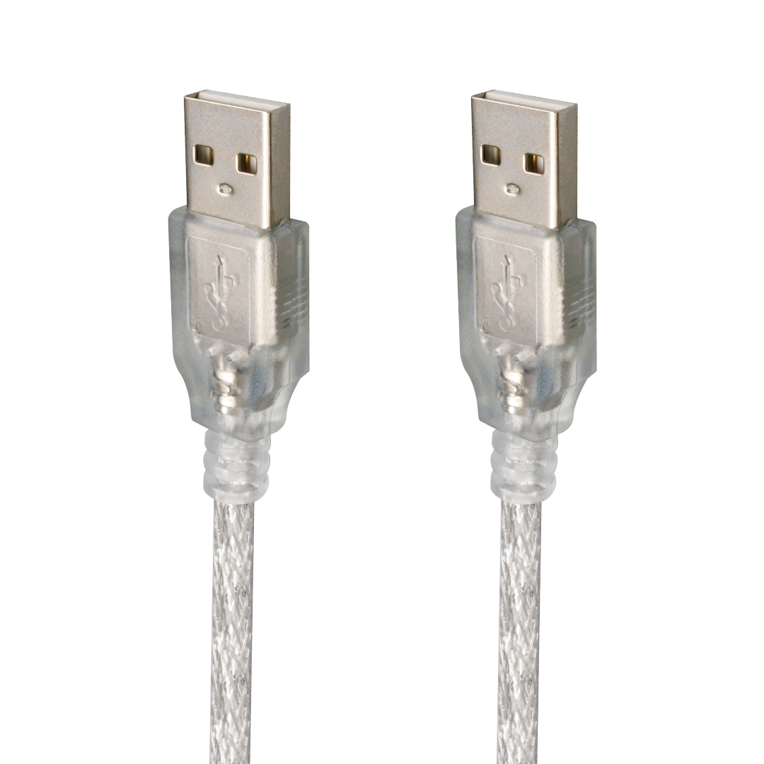 POWERMASTER 5 METRE 2.0V ŞEFFAF USB ERKEK-ERKEK KABLO