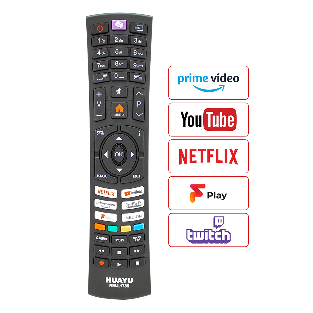 HUAYU KL VESTEL RM-L1785 NETFLIX-YOUTUBE-PRIME VIDEO TUŞLU UNIVERSAL LCD LED TV KUMANDA