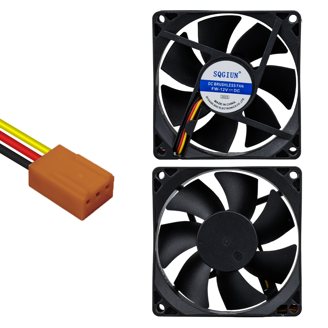 POWERMASTER IC-216 FIRÇASIZ DC FAN 80X80X25MM 12 VOLT 2 PİN