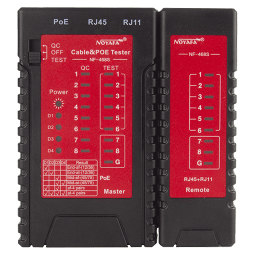 NOYAFA NF-468S RJ45/RJ11/POE KABLO TEST CİHAZI