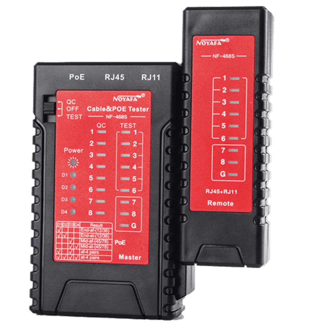 NOYAFA NF-468S RJ45/RJ11/POE KABLO TEST CİHAZI