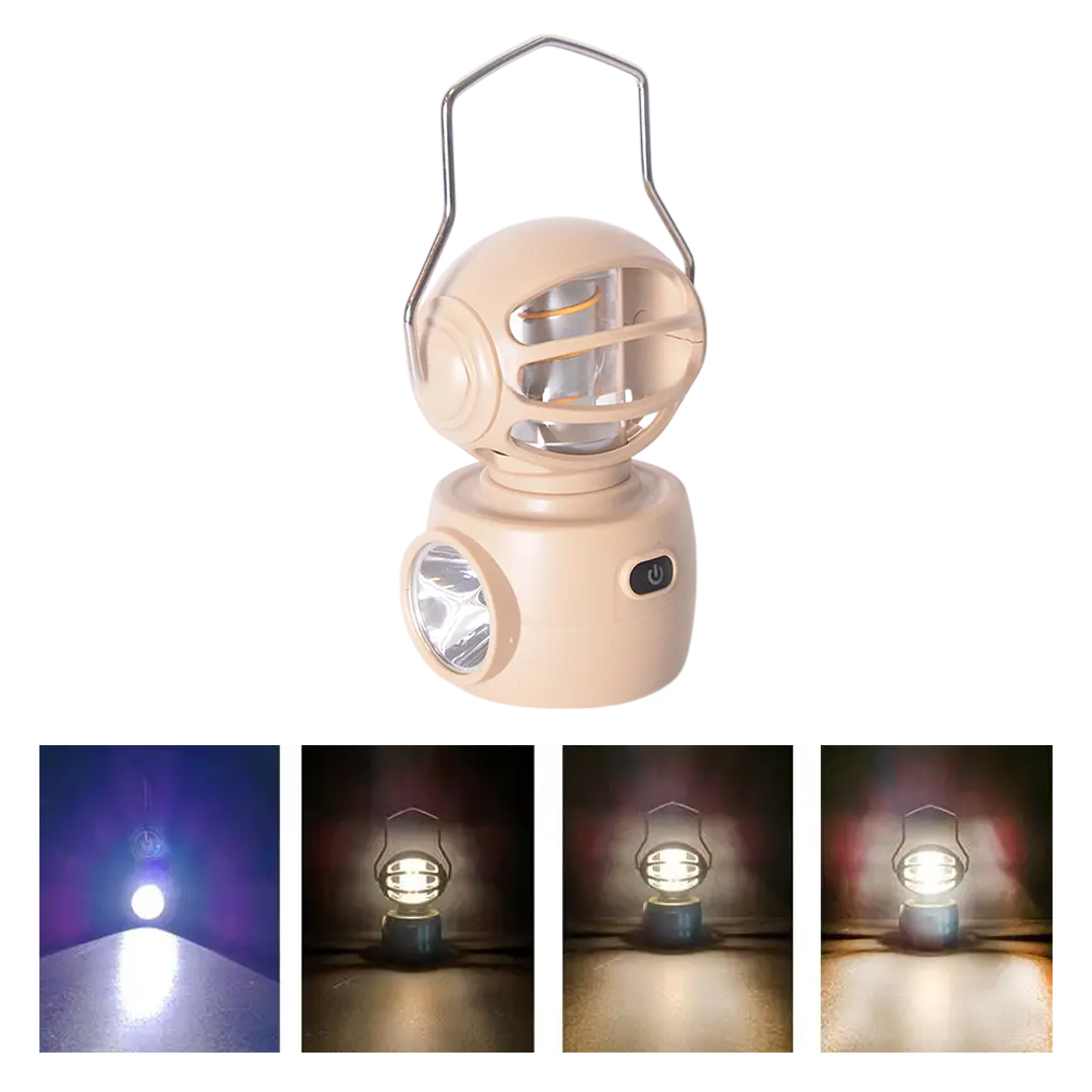 POWERMASTER LF-3328A 30 WATT POWER VE FİLAMENT LED KAMP LAMBASI ŞARJLI TYPE-C 155X115X85MM
