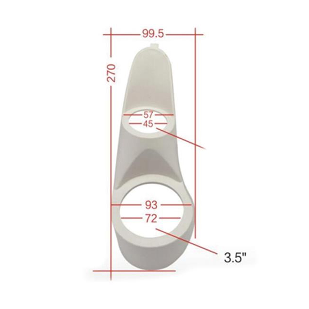 FOR-X XYP-POD1 3.5 TWEETER MONTAJ YUVASI 1 ÇİFT (PLASTİK)