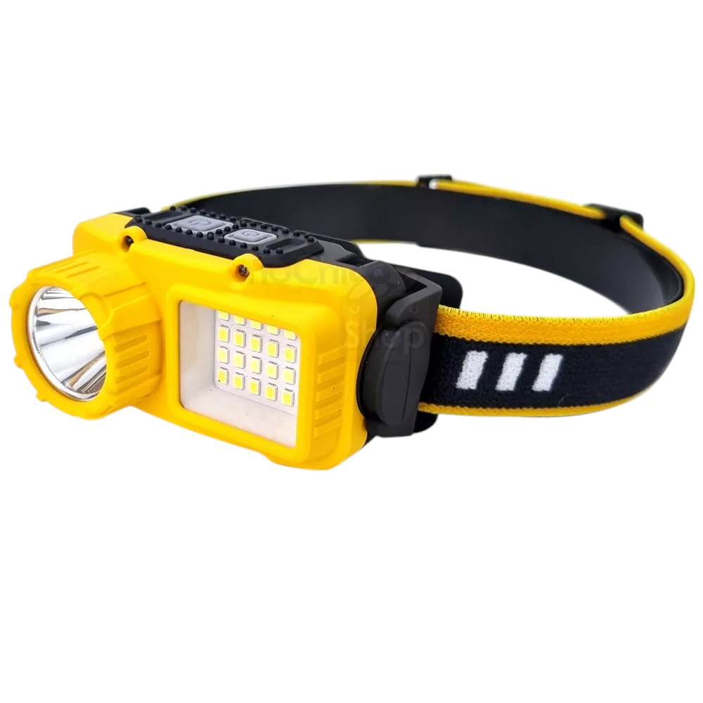 POWERMASTER S02 SARI 10 WATT SENSÖRLÜ 1 LED 24 SMD LED 11 IŞIK MODLU KAFA LAMBASI
