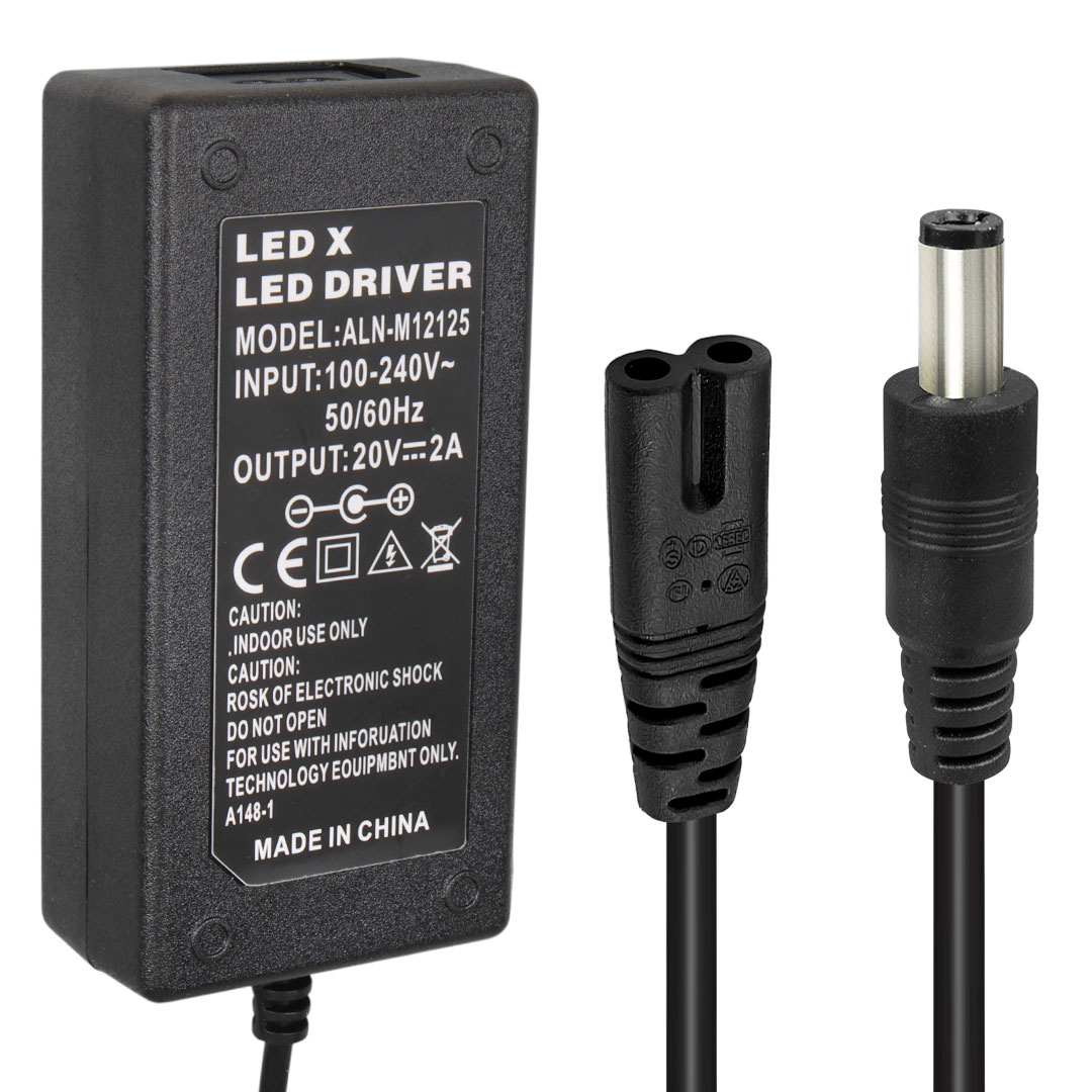 POWERMASTER PM-31056 20 VOLT - 2 AMPER 5.5*2.5 MM UÇLU ADAPTÖR (LENOVO IBM NOTEBOOK)