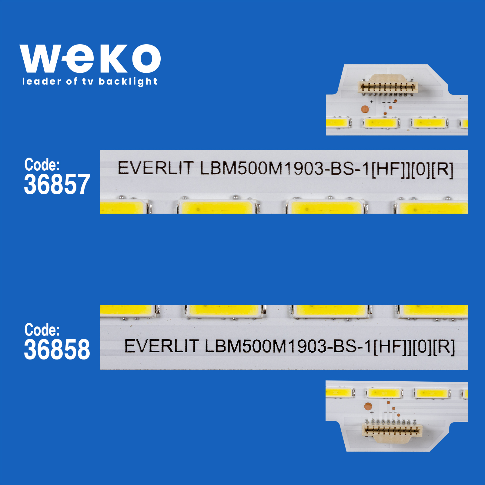 WKSET-6049 36857X1 36858X1 2015_WISTRON_50L/R_L57_REV1.0_141127 2 ADET LED BAR (57LED)