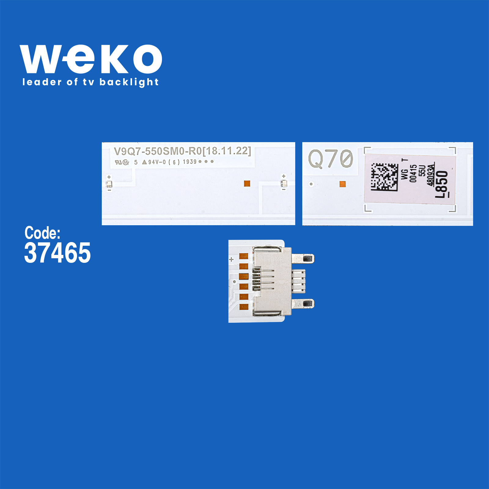 WKSET-6800 37465X20 L1_Q70_E5_FAM_S2(5)_R1.1_100_LM41-00709A 20 ADET LED BAR