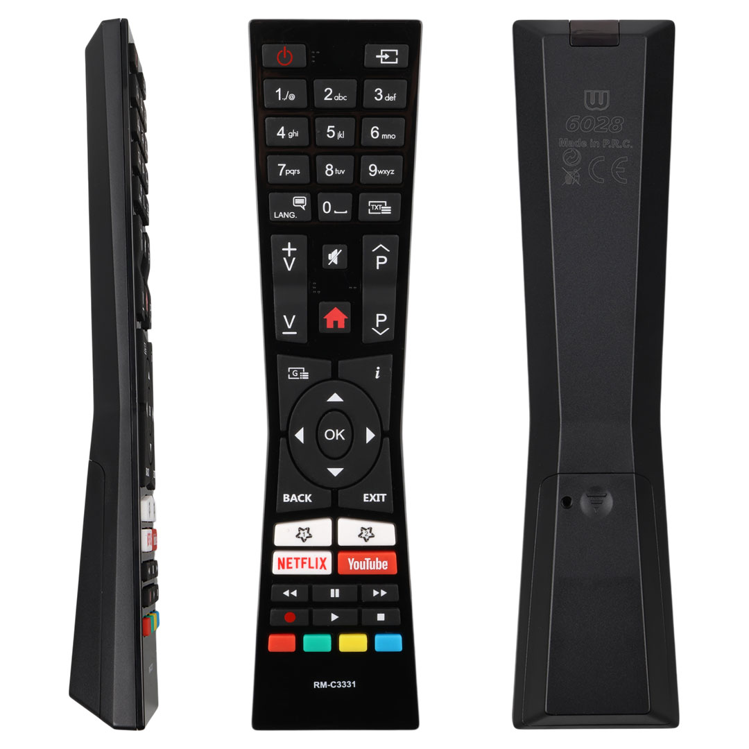 WEKO KL VESTEL-JVC RM-C3331 NETFLIX-YOUTUBE TUŞLU LCD LED TV KUMANDA