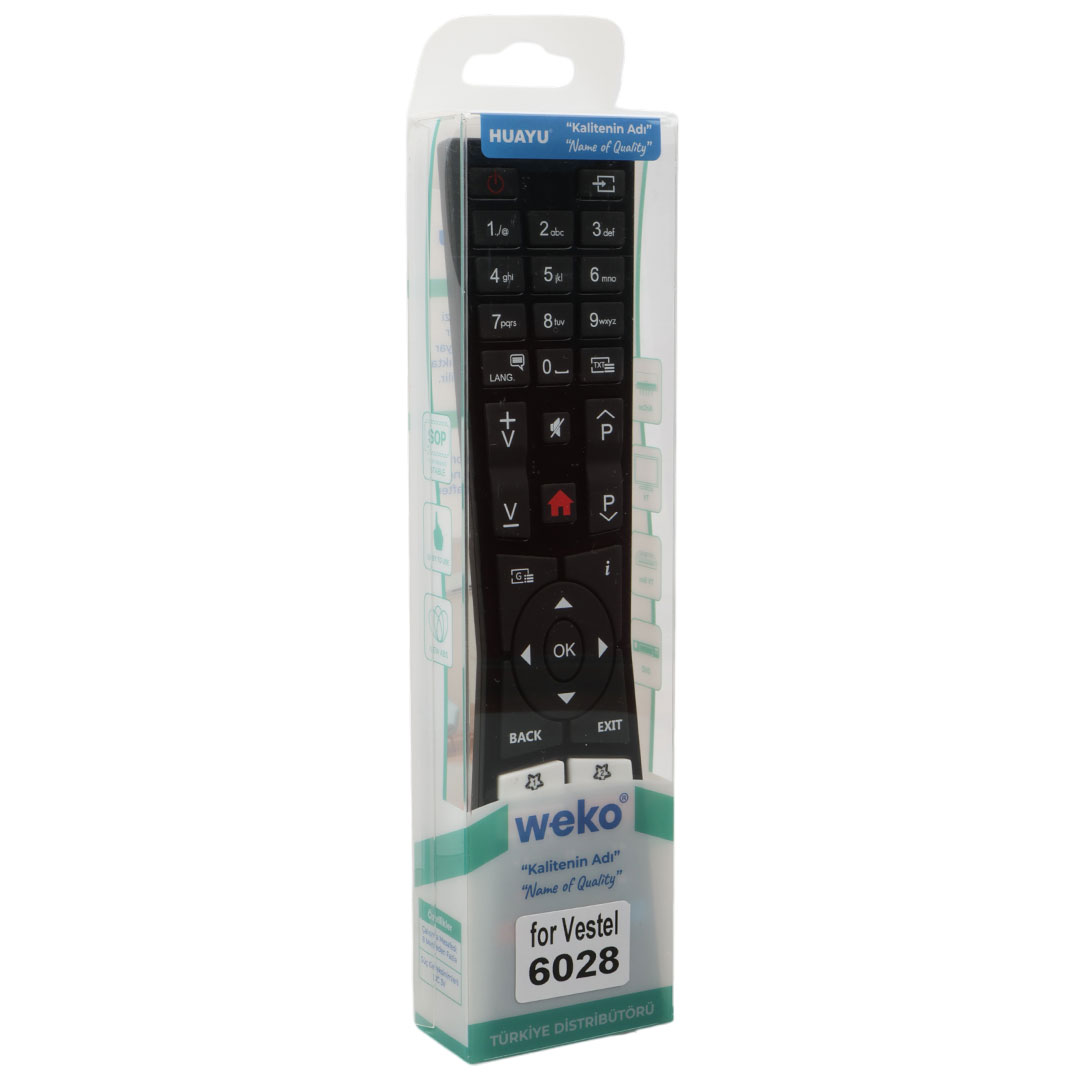 WEKO KL VESTEL-JVC RM-C3331 NETFLIX-YOUTUBE TUŞLU LCD LED TV KUMANDA