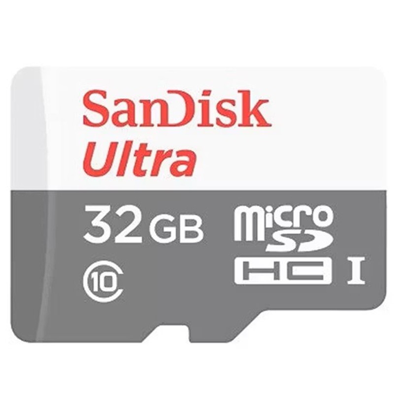 32GB SANDISK ULTRA MICROSD 100MB/S SDSQUNR-032G-GN3MN 