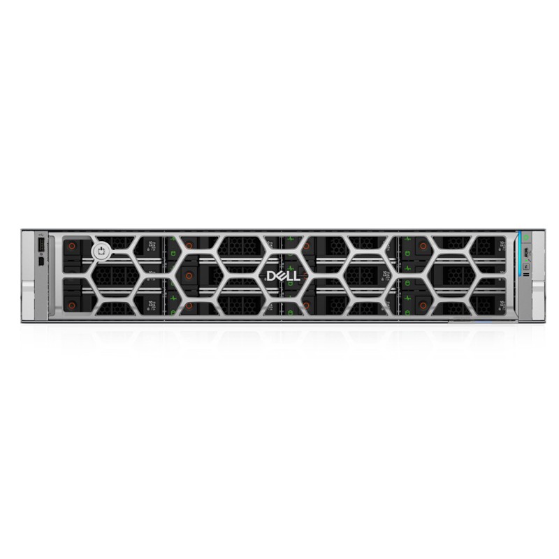 DELL POWEREDGE EMEA_PER570_SPL2 2U 1X XEON 6511P 12X 3.5" 2X960GB SSD1X32GB 2X1100W 3 YIL YERİNDE GARANTİ 