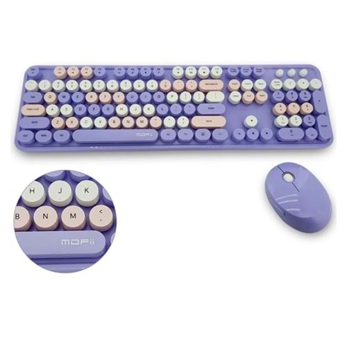 MOFİİ MOR SWEET DM COMBO KLAVYE MOUSE SET