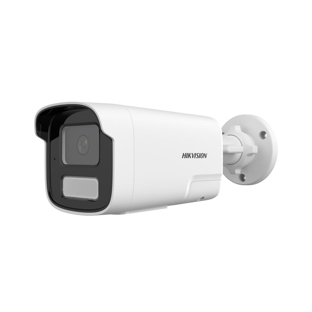 HIKVISION DS-2CD1T43G2-LIUF/SL 4Mpix, 4mm Lens,  H265+,50Mt Gece Görüşü, Hybrid Light, SD Kart,Dahili Mikrofon, PoE, Bullet IP Kamera