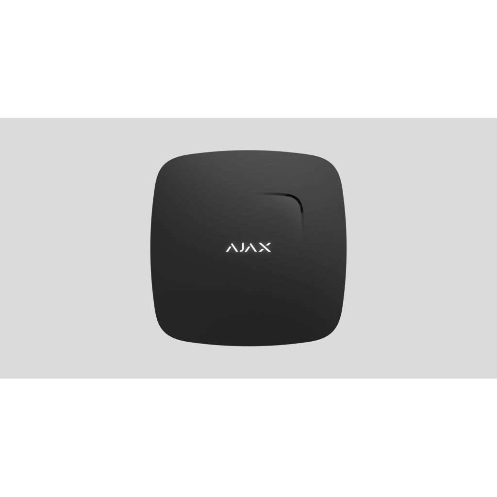 AJAX  FireProtect Plus, Kablosuz, Isı ve Duman Dedektörü, SİYAH