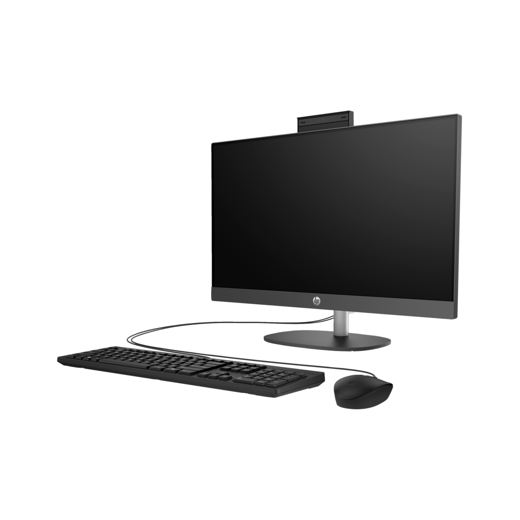 HP 9H6M9ET, ProOne 245 G10, Ryzen 5 7520U, 23,8" FHD Ekran, 8Gb DDR5 Ram, 512Gb SSD, Paylaşımlı Ekran Kartı, Free Dos All In One PC, Siyah