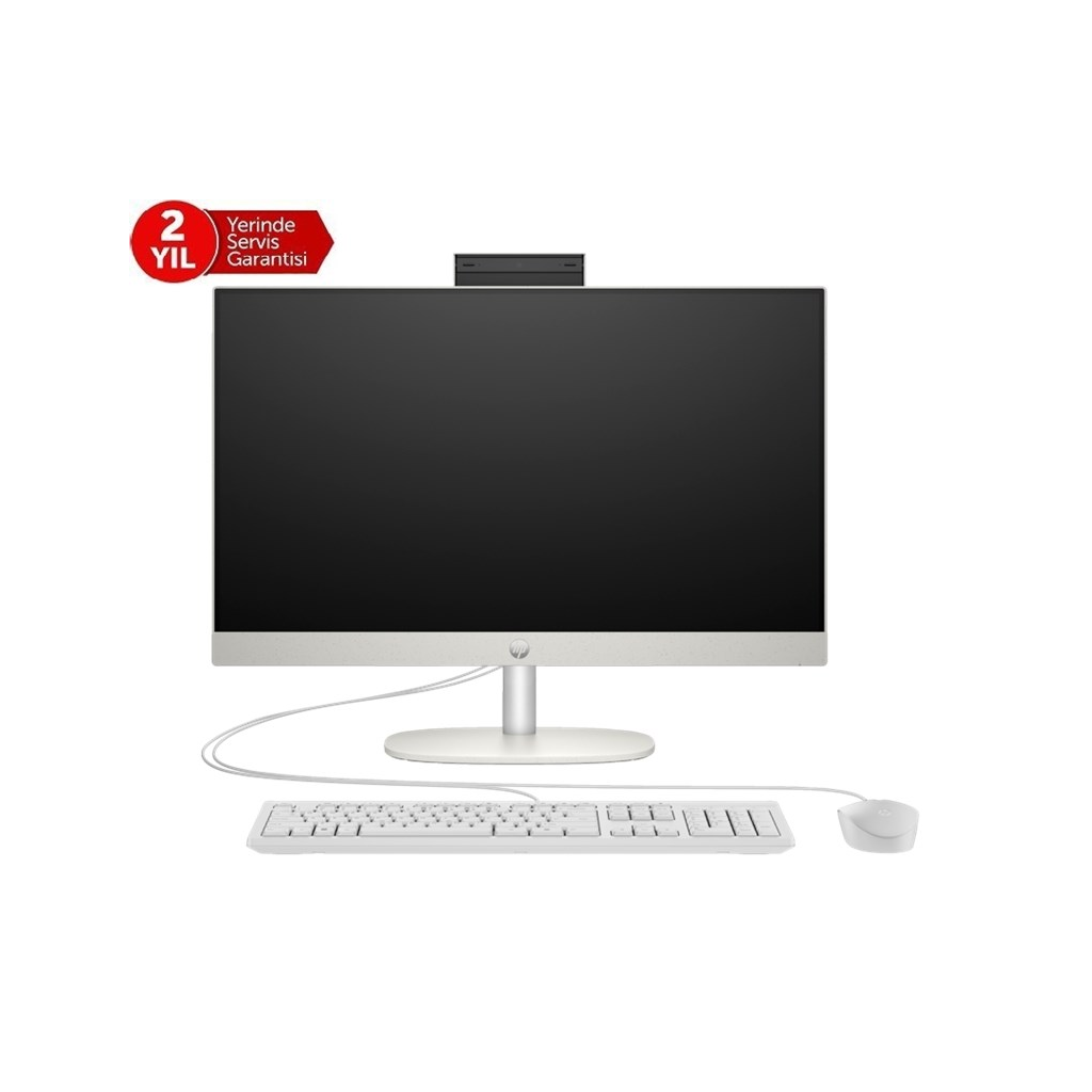 HP A1JZ0ES, ProOne 240 G10, i5-1335U, 23,8" FHD Ekran, 16Gb Ram, 512Gb SSD, Paylaşımlı Ekran Kartı, Free Dos All In One PC