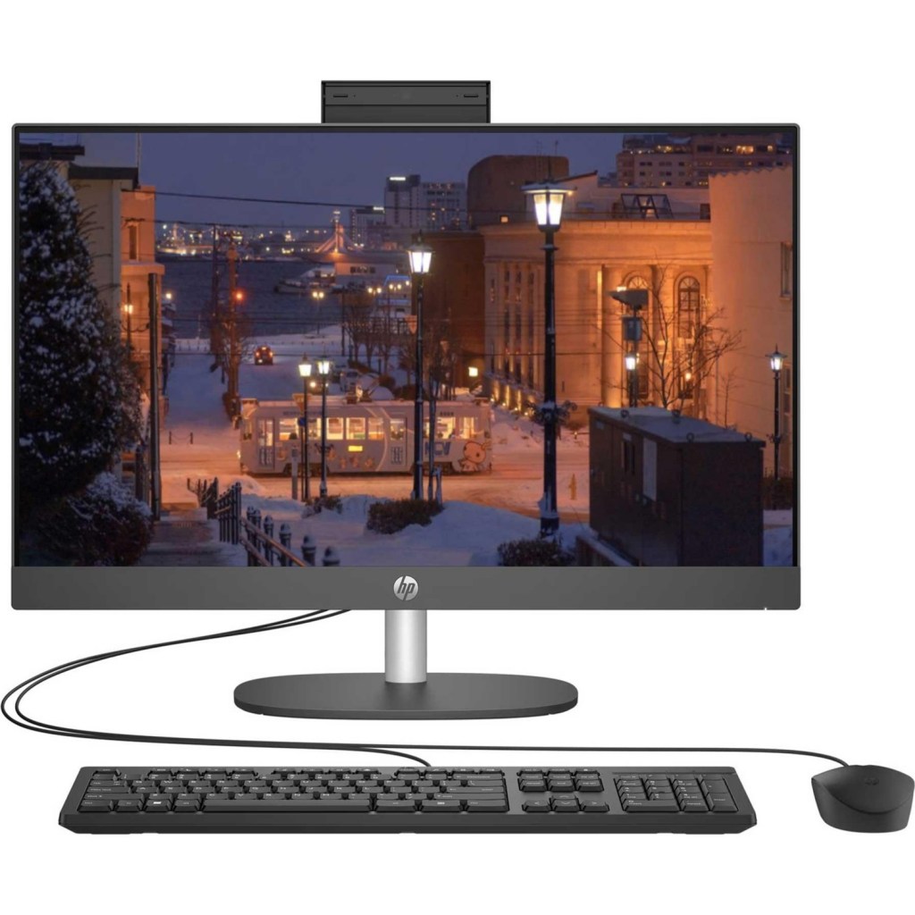 HP A1JZ3ES, ProOne 240 G10, i5-1335U, 23,8" FHD Ekran, 16Gb Ram, 512Gb SSD, Paylaşımlı Ekran Kartı, Free Dos All In One PC, SİYAH