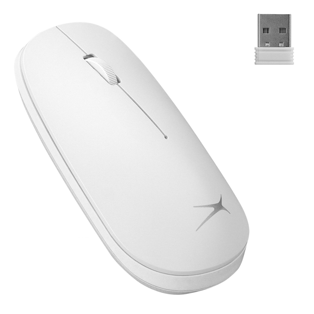 Altec Lansing ALBM7305, Beyaz, 2.4GHz, USB,  1600DPI, Kablosuz Optik Mouse