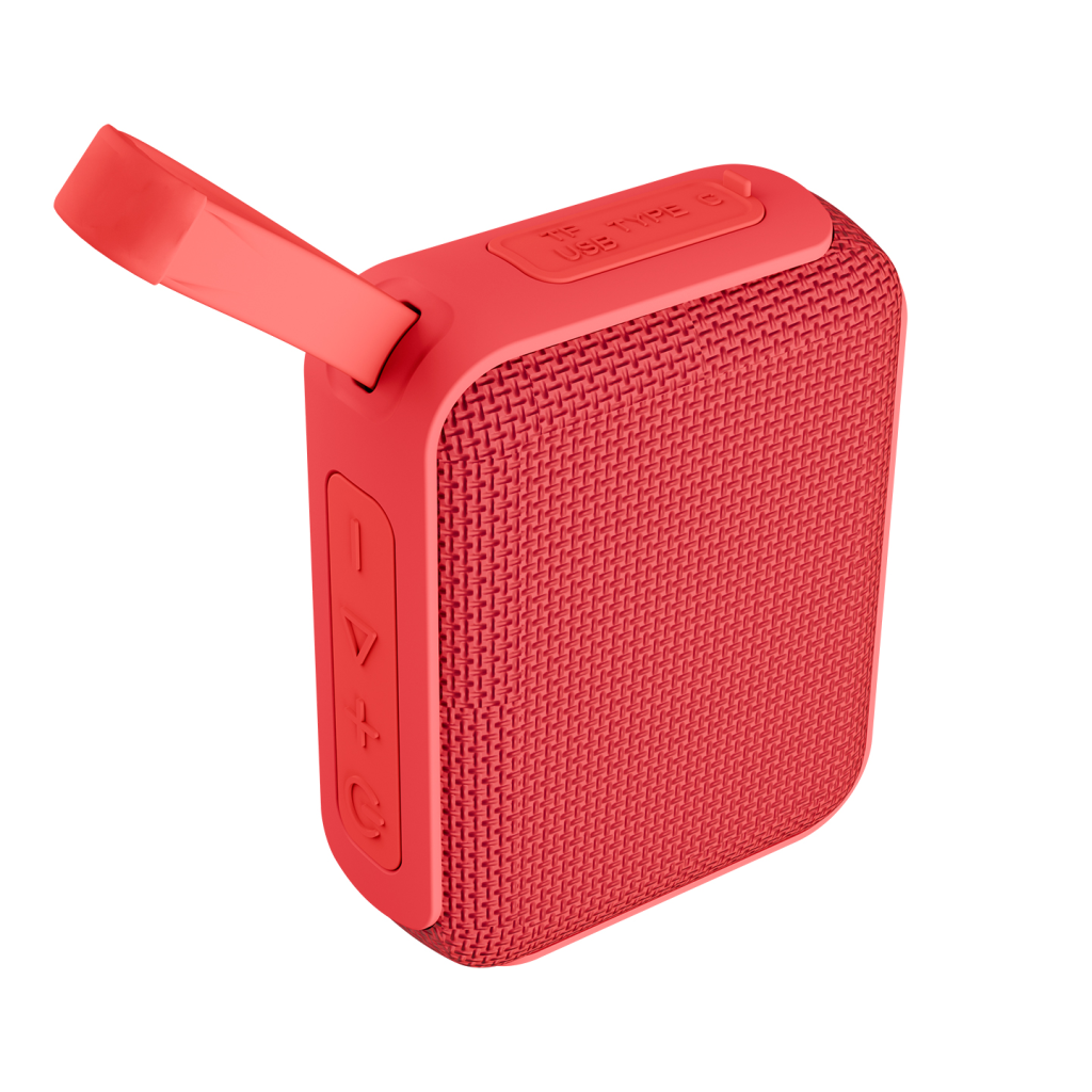 ASONIC AS-03, KIRMIZI, 5W, BT/USB/TF/TWS, 1200mAh Batarya, Bluetooth V5.3, Kablosuz, Taşınabilir, Speaker