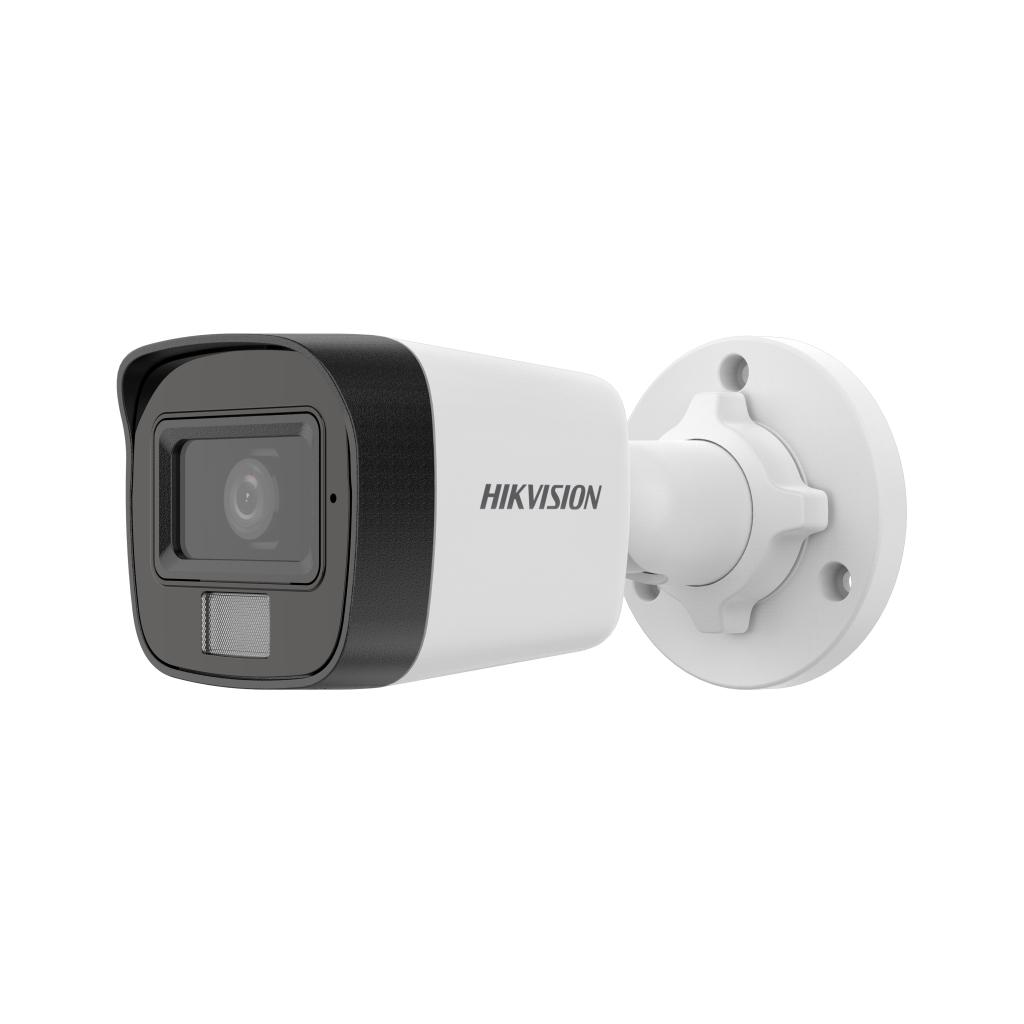 HIKVISION DS-2CD1021G2-LIUF 2Mpix, 4mm Lens, H265+ ,20Mt Gece Görüşü, Hybrid Light, SD Kart,Dahili Mikrofon, PoE, Bullet IP Kamera