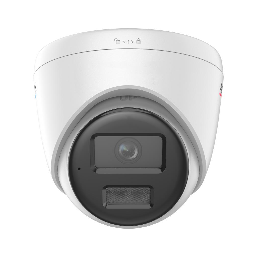 HIKVISION DS-2CD1327G2H-LIUF, 2Mpix, 2.8mm Lens, H265+, 30Mt Gece Görüşü, Color Vu, Smart Hybrid Light, Full Time Color, Dahili Mikrofon, Dome IP Kamera