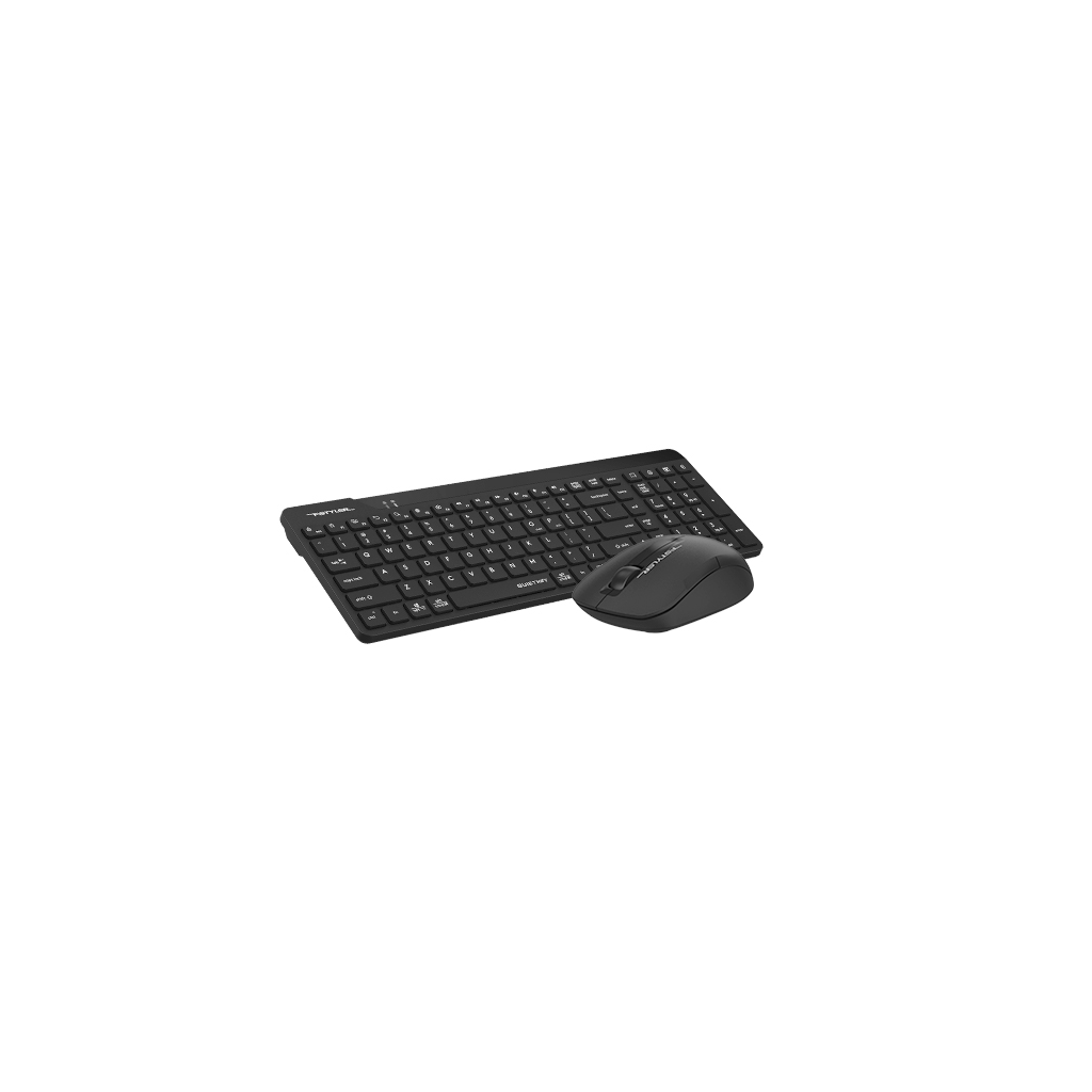 A4 TECH FG2300 AIR2 Siyah, FSTYLER, 2.4Ghz Mini Kablosuz, Türkçe Q, SESSİZ Klavye Mouse Set