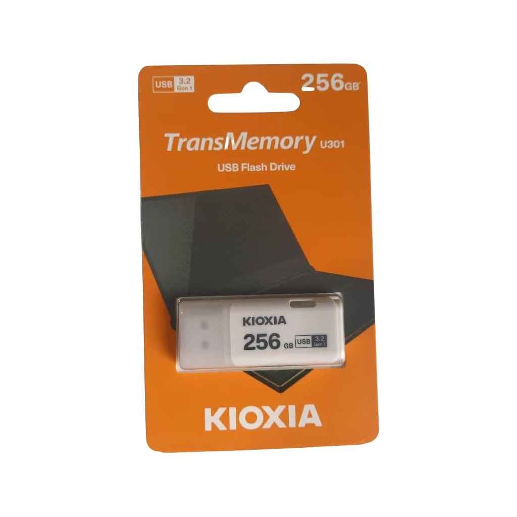KIOXIA U301 256GB USB 3.2 Gen1 TransMemory Flash Disk (Beyaz)