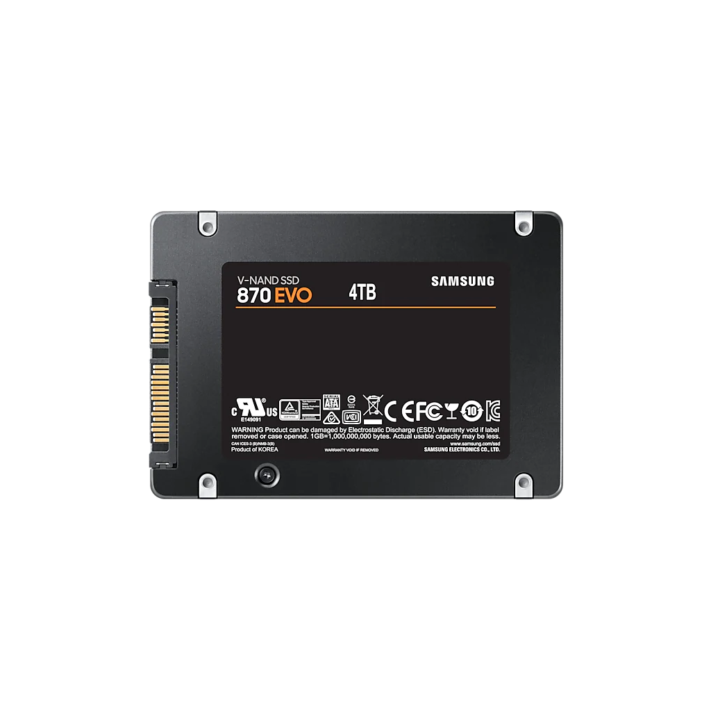 SAMSUNG MZ-77E4T0BW 870 EVO 4TB 560/530, 2,5" SATA SSD