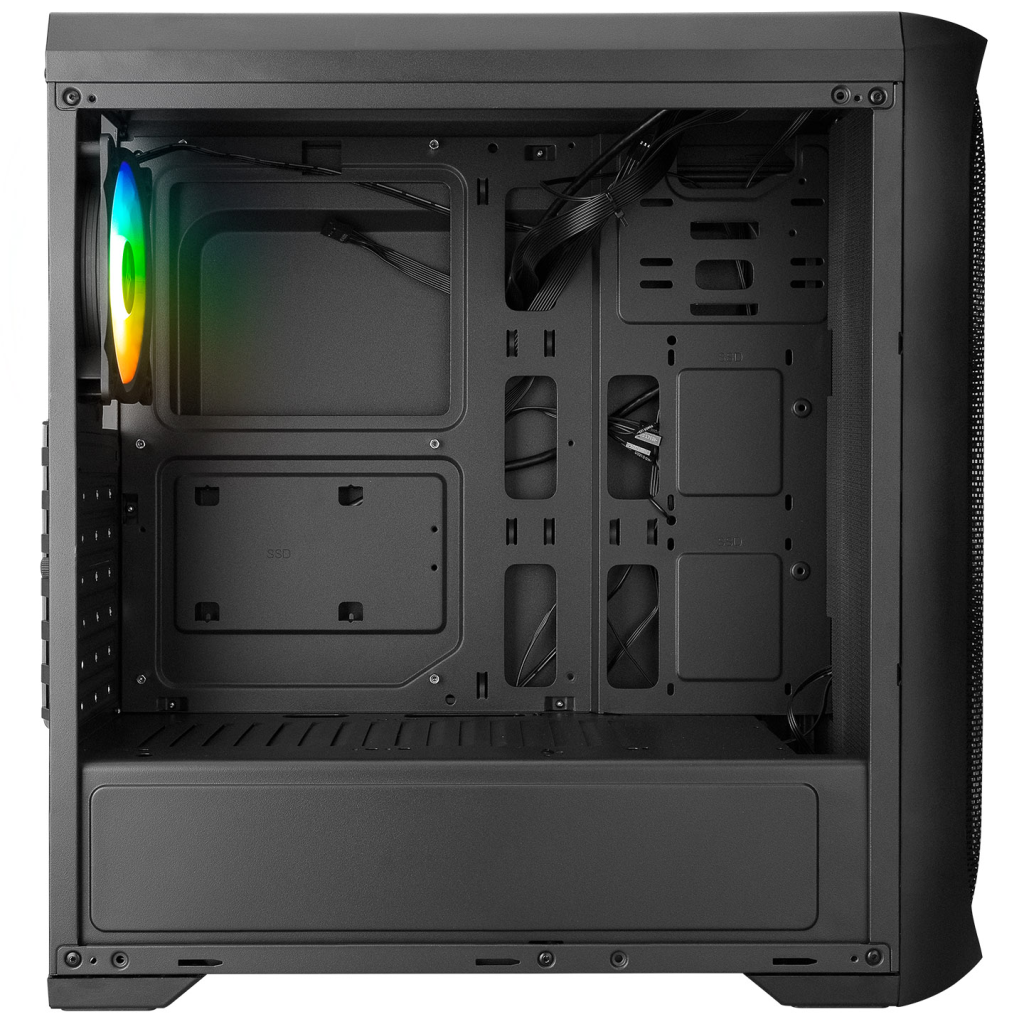 ZALMAN N5 MF (SE), MegaMax, 600W 80+ Bronz, Mesh Panel, Şeffaf Plastik, RGB, ATX GAMING KASA