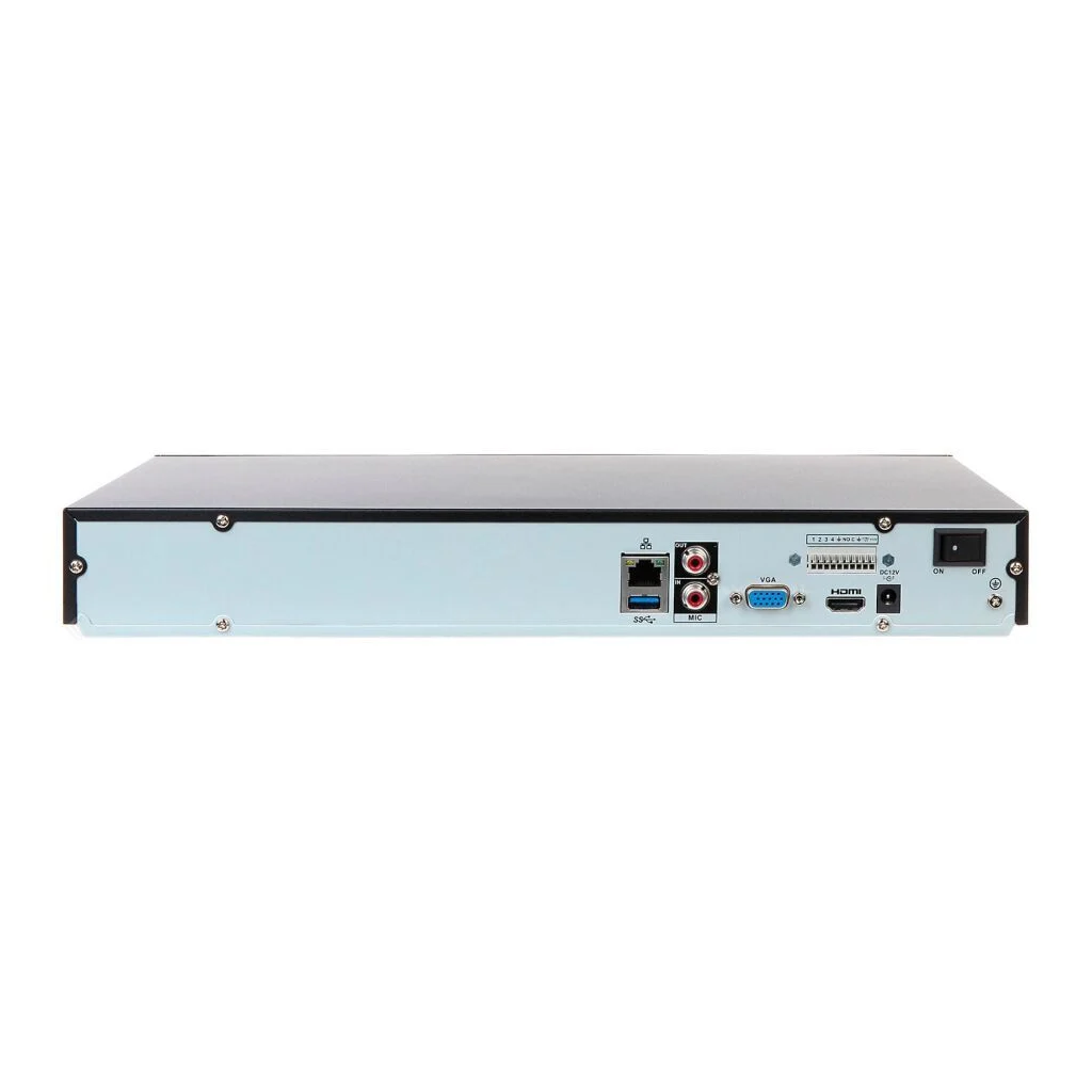 DAHUA  NVR4216-4KS2/L, 16Kanal , 8Mpix, H265+, 2 HDD Desteği, 1080P Kayıt, 240Mbps Bant Genişliği, NVR